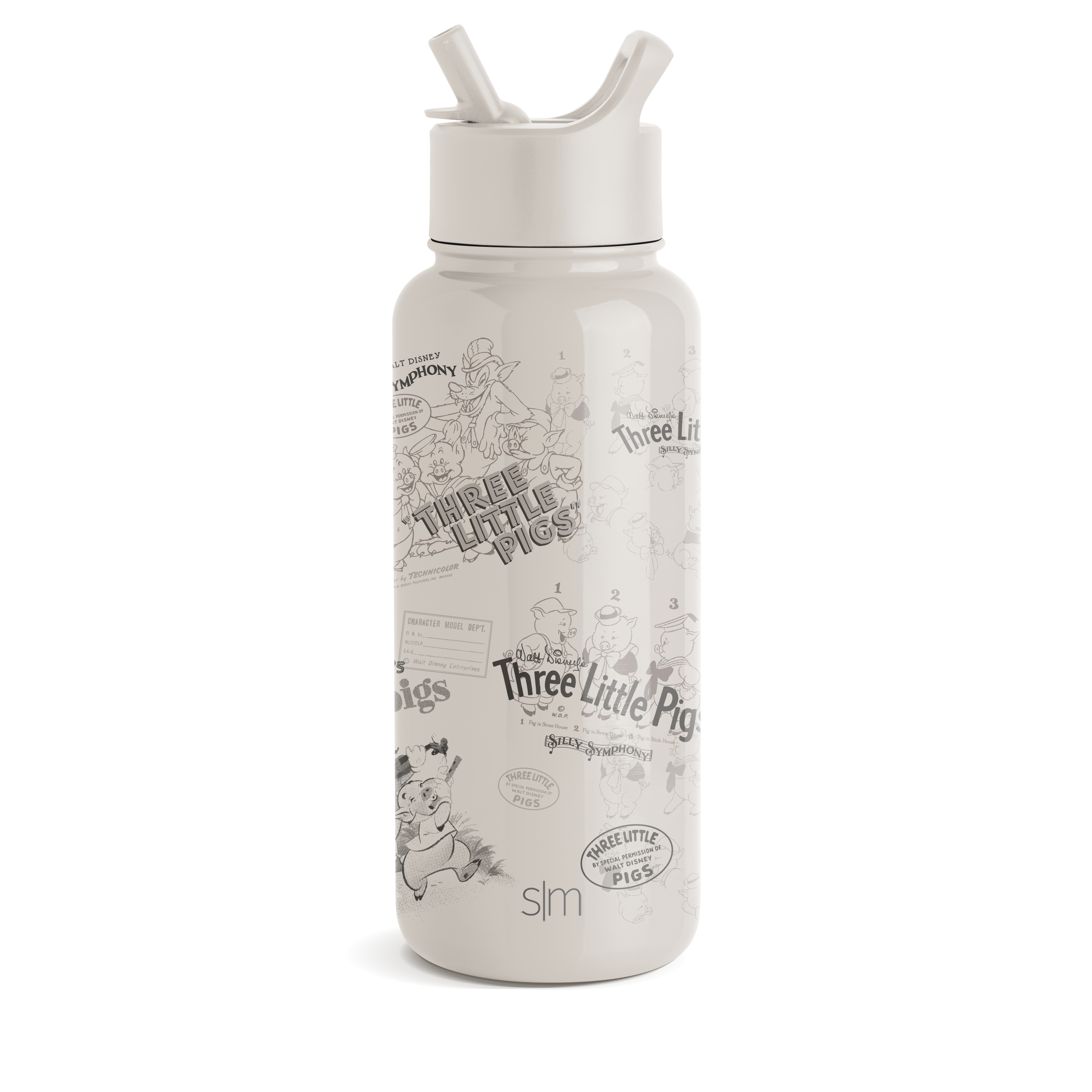 Disney Summit Water Bottle with Straw Lid A5 Hh