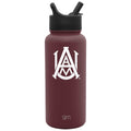 Collegiate Summit Water Bottle with Straw Lid W7 Cd